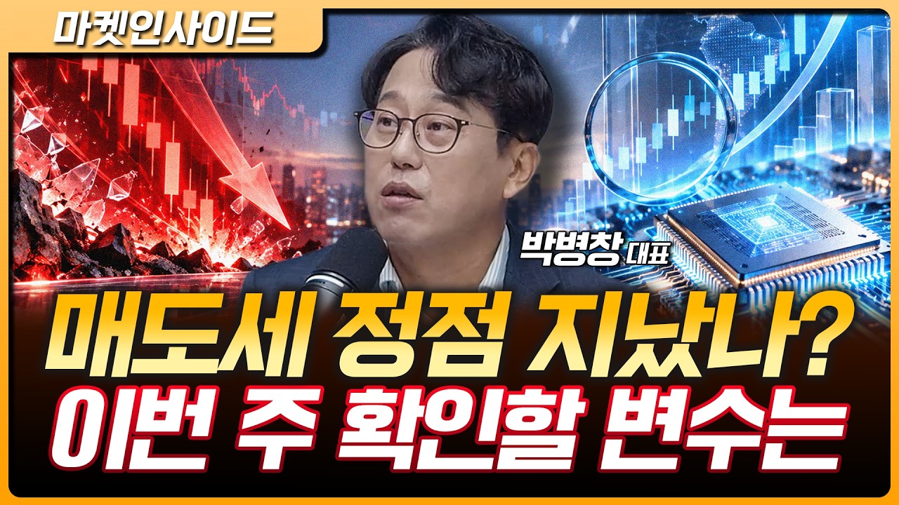 이번 주 저점 형성 시도 가능? 반도체 급락 이후 주목할 변수 | 박병창 MP파트너스 대표 [마켓 인사이드]