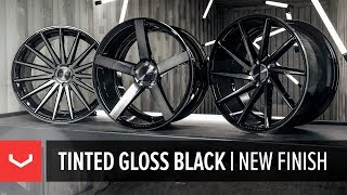 21 Inch Vossen VFS-2 Tinted Black Gloss Alloy Wheels