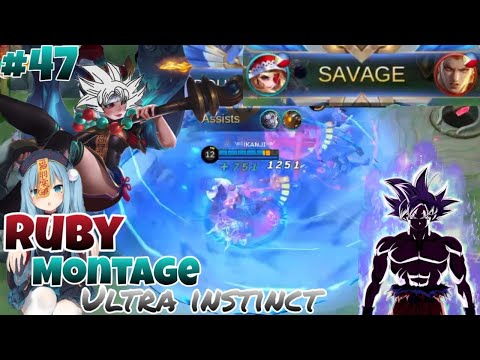 When Ruby Ultra Instinct got activate | Funnel Ruby | Top Global Ruby ikanji | Mobile Legend√