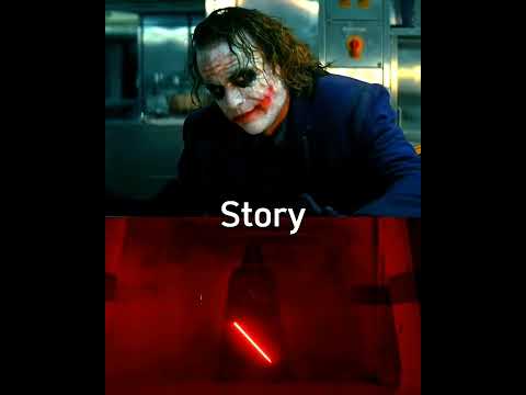 Joker (TDK) vs Darth Vader (SW) as villains #joker #thedarkknight #foryou #fyp #capcut