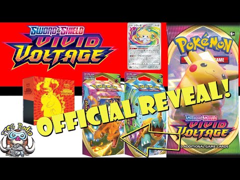 New Pokemon TCG Set Officially Revealed! (Vivid Voltage) Charizard Theme Deck!? Pikachu VMAX!?