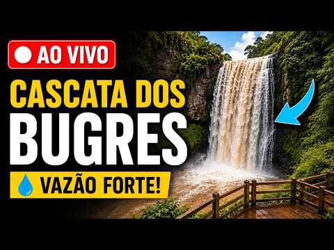 🔴 AO VIVO: PASSEIO NA CASCATA DOS BUGRES