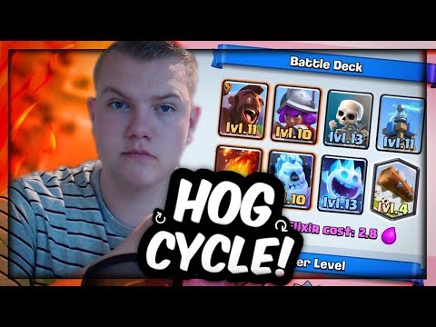 SUPER QUICK! 2.8 Hog Cycle Deck for Grand Challenges/Tournaments! - Clash Royale
