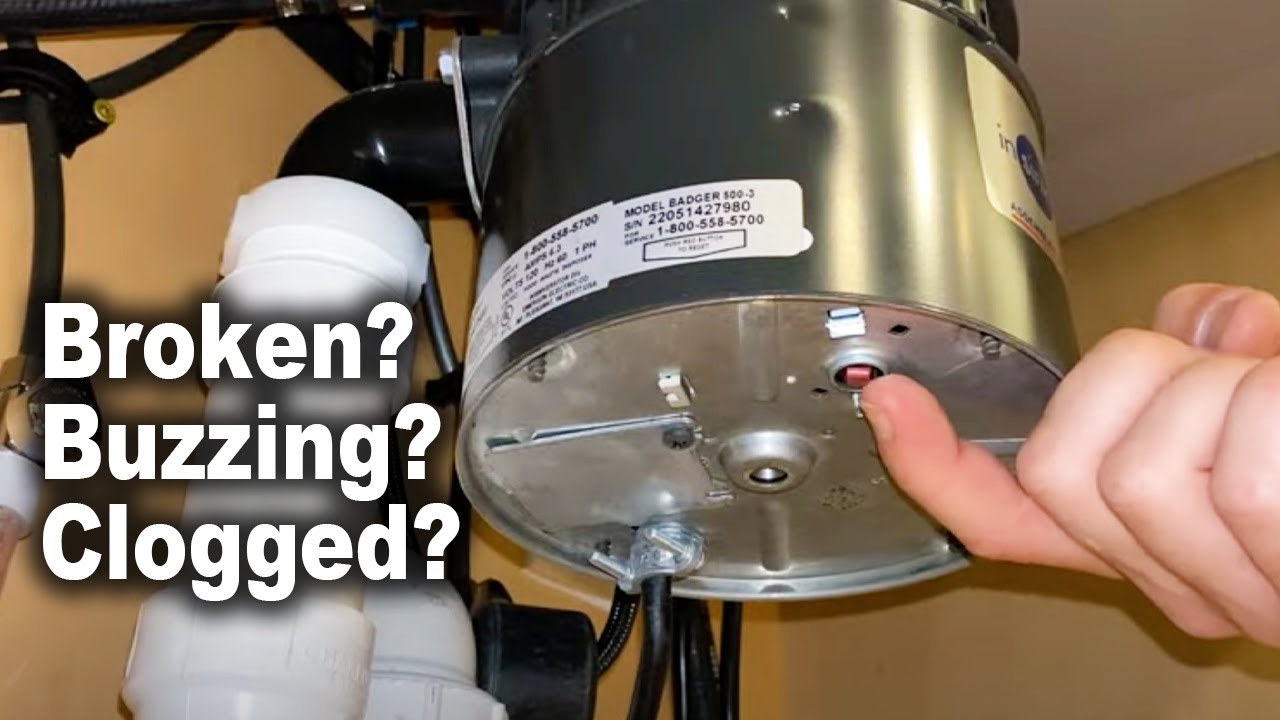 How to Fix a Stuck, Humming or Broken Garbage Disposal