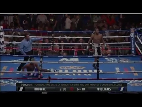 MARCUS BROWN KNOCKS OUT TOP DOG WILLIAMS AND CALLS OUT ADONIS WILLIAMS!!