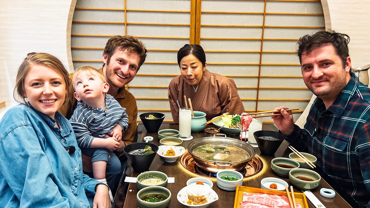 息子の1歳祝いで初しゃぶしゃぶ＆一升餅を体験！【大興奮】