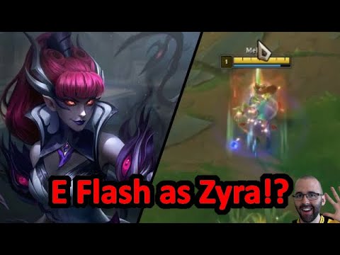 How to E Flash as Zyra (full guide, ft. my cat)