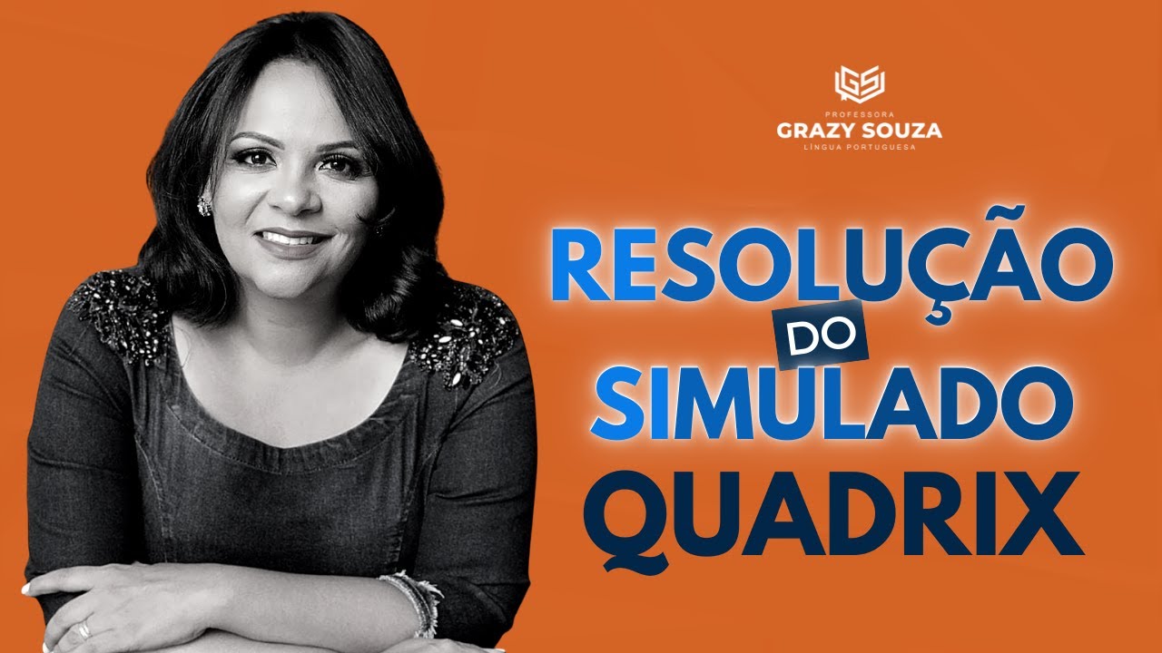 SIMULADO DE PORTUGUÊS - BANCA QUADRIX - COMUNIDADE GRAZY