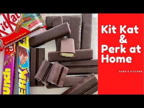 How to make Kit Kat and Perk chocolate at home  | Saru’s Kitchen | Hindi