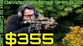 $355 Davidson Defense AR9 Build - Box to Combat Load - Cheapest 9mm AR15 AR9 - Mud and Drop Testing