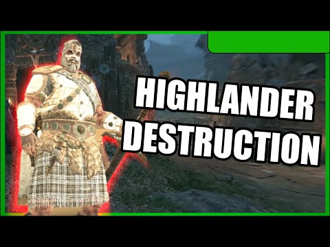 Highlander DESTRUCTION With The BOYS | 12-0 No Deaths! | For Honor