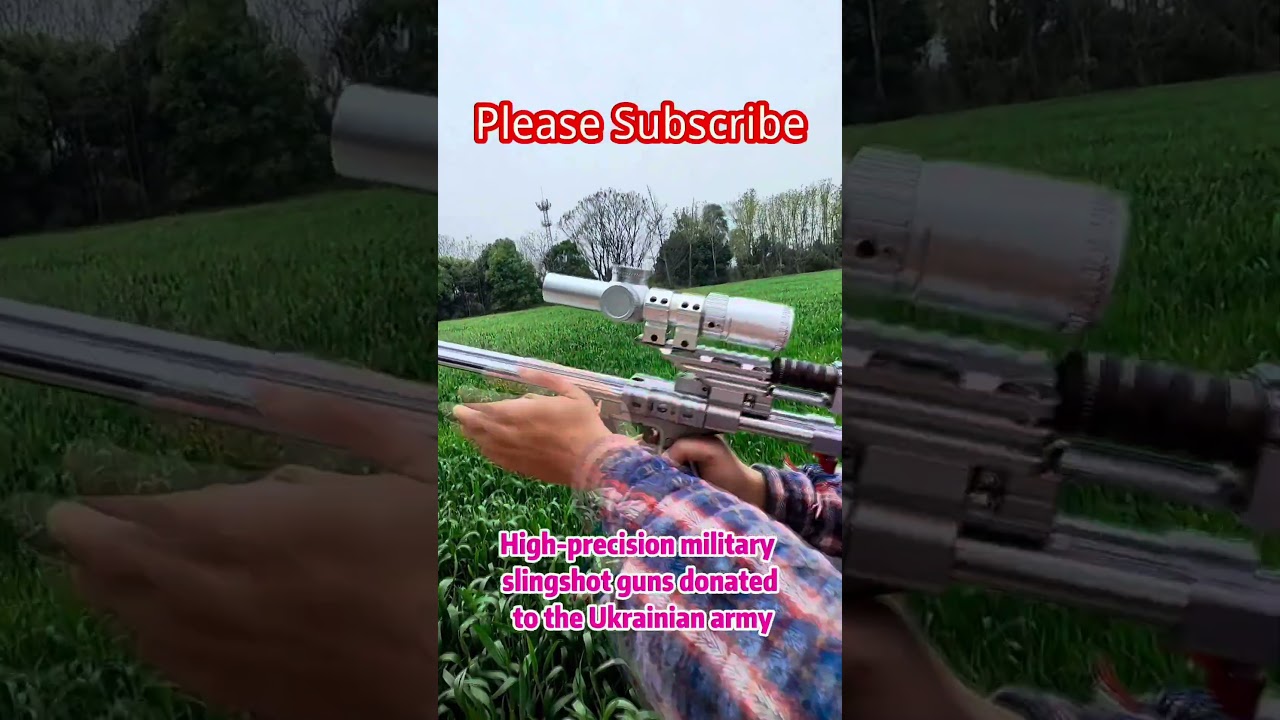 High-precision military slingshot guns donated to the Ukrainian army