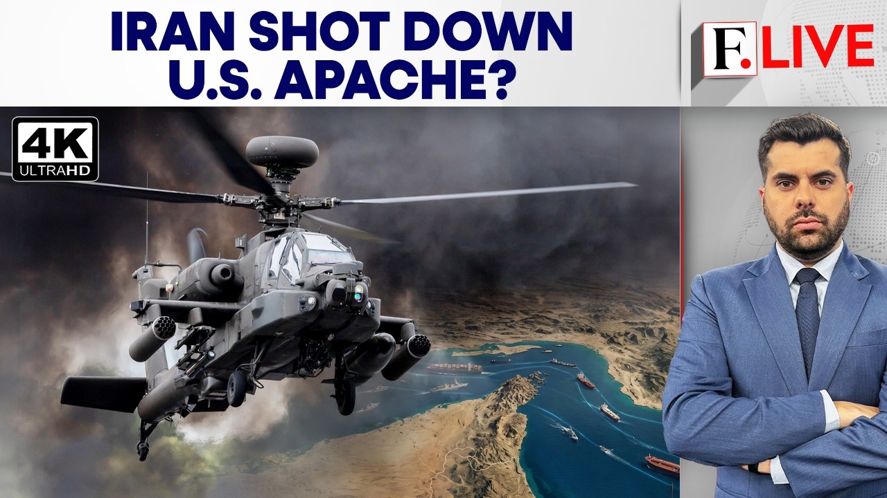 Iran-US War: Apache Helicopter Down in Hormuz, Trump Says Probe Underway | Firstpost Live | 4K