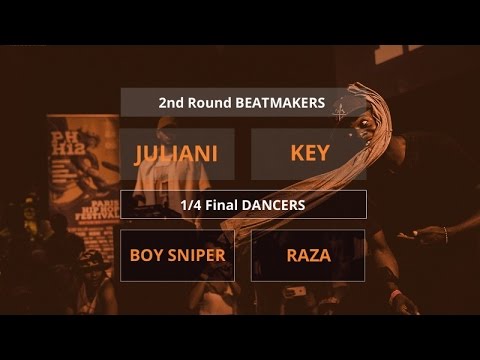 Beatdance Contest 2017 - 1/4 final Battle - (Boy Sniper vs Raza - Juliani vs Key)