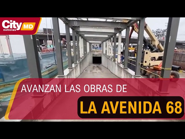 Grupo 4 de la avenida 68 supera el 90 % de avance y se acerca a su entrega