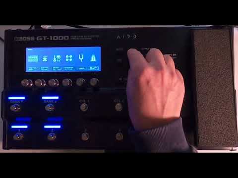 GT-1000 used in Manual Mode