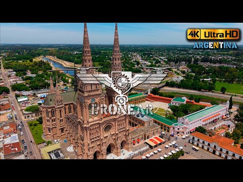 Basílica de Luján en 4K: Impresionante Vuelo en Drone por el Día de la Virgen