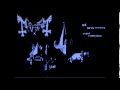 Mayhem : De Mysteriis Dom Sathanas(full album ...