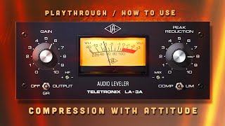 Video thumbnail for Universal Audio – Teletronix LA-3A – How To Use – Playthrough (no voiceover) by Colorful Tones Studio