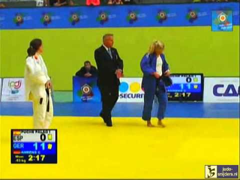 Judo 2013 European Open Women Lisbon: Puche Palao (ESP) - Ahrens (GER) [-63kg] bronze