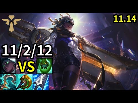 Senna Support vs Zac - KR Master | Patch 11.14