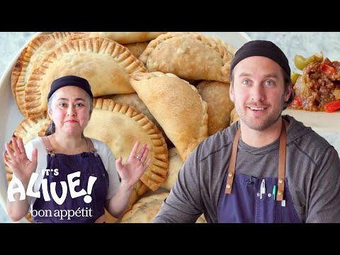 Brad and Gaby Make Beef Empanadas | It's Alive | Bon...