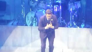 Michael Buble&#39; at Smoothie King Center, New Orleans 2019-07-17  UP THE LAZY RIVER, WHEN YOUR SMILIN