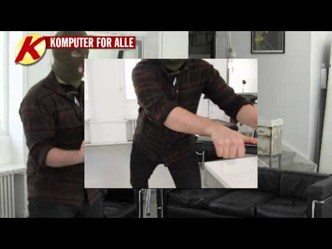 Test af pc-lås: Bærbar computer fra HP