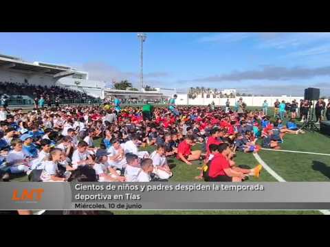 Cientos de niños y niñas despiden la temporada deportiva en Tías