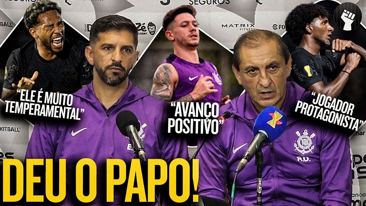 RAMÓN DÍAZ COMENTA EXPULSÃO DE JOSÉ MARTINEZ, AVANÇO POSITIVO DE GARRO E BOA FASE DE TALLES MAGNO