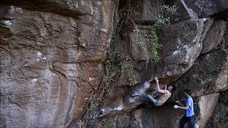 Video thumbnail de Pinball, 7b+ (sit). Albarracín