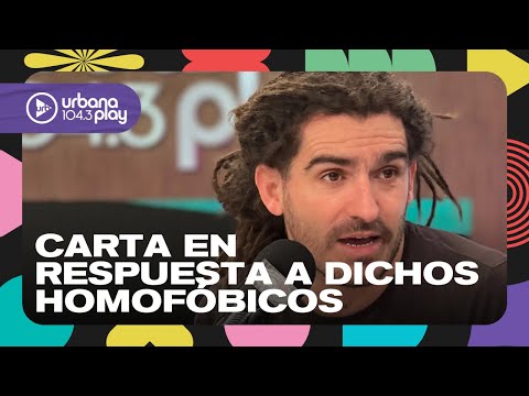 "Nos enseñaron que no nos merecíamos que nos quieran": Manu Lozano responde a dichos homofóbicos