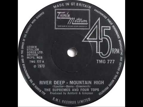 UK New Entry 1971 (112) The Supremes & The Four Tops - River Deep-Mountain High
