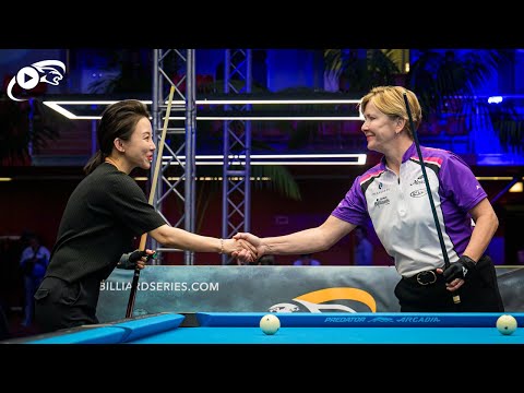 Last 16 ▸ Allison Fisher vs Xiaoting Pan ▸ Predator WPA World 10-Ball Women's Championship 2023