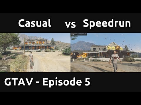 Casual VS Speedrun in GTAV #5 - Rockstar gives us some Freedom
