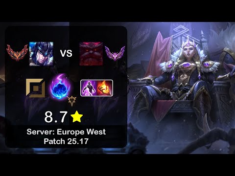 Sejuani Top vs Ornn - EUW GrandMaster - Patch 25.17