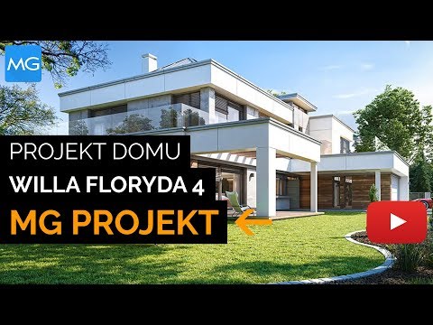 Projekt domu Willa Floryda 4 MG Projekt - 327.82 m2