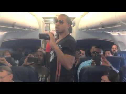 AHMIR singing on a crowded plane?!