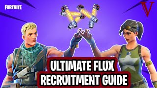 Ultimate Flux Recruitment Guide From the Collection Book! | Fortnite Save the World | TeamVASH