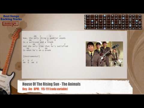The Animals - The House Of The Rising Sun Backing Track