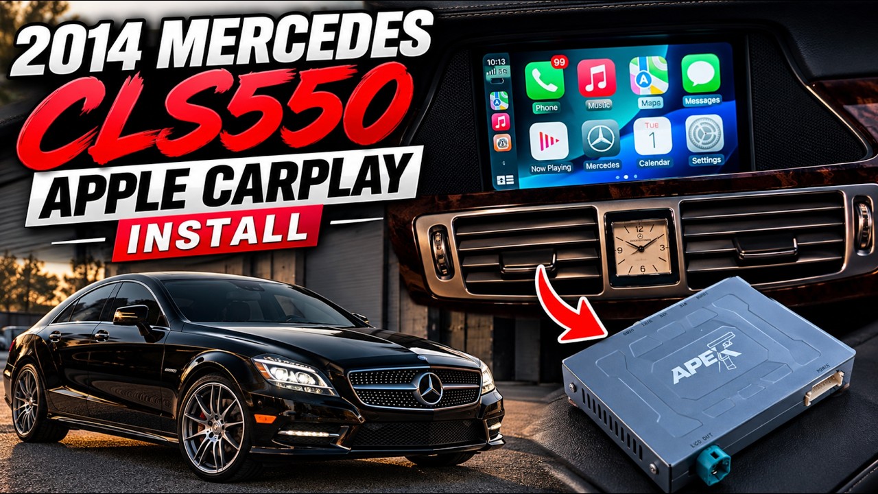 Installing Apple CarPlay in My 2014 Mercedes CLS550 | OEM+ Apex Module