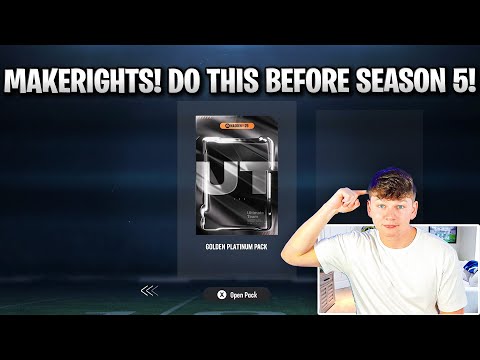 GOLDEN PLATINUM PACK MAKERIGHTS! DO THIS NOW BEFORE SEASON 5!