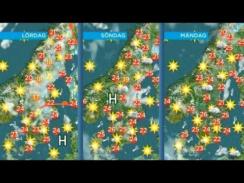 Sommarvärme i hela landet nästa vecka - Nyhetsmorgon (TV4)