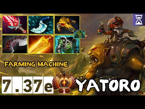 Pos 1 Alchemist  | Farming Machine | Yatoro | 7.37e | Immortal Dota