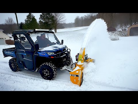 UTV Snowblower - Better Than A Plow?