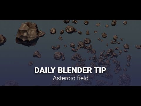Daily Blender Secrets - Asteroid field