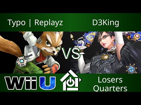 Typo House Macon 8/15/17 - Typo | Replayz (Fox) vs D3King (Bayonetta) - Smash 4 Losers Quarters