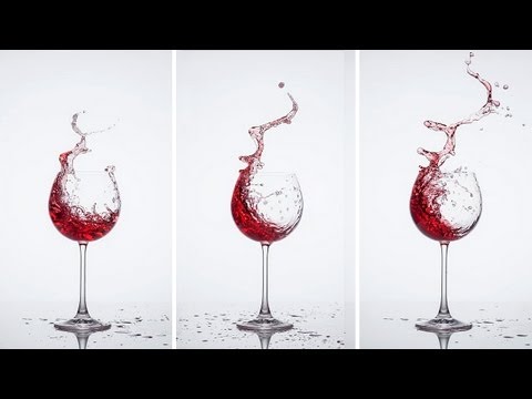 Weinspritzer im Bild festhalten - Blende 8 - Folge 76