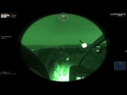 Arma 3 | Multiplayer | Attack Helicopter (Night Piloting)
