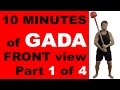 Indian Clubs 10 MINUTE GADA Front View Part 1 Of 4